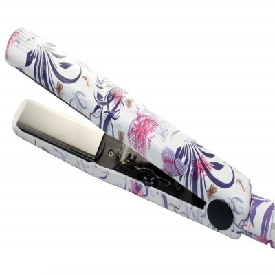 UV802 Ceramic Tourmaline 1” Flat Iron Nano Titanium Straightener